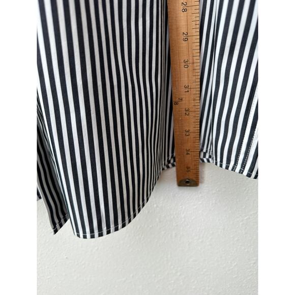 Maison Margiela Line 10 Oversized Striped Shirt Black/White Men’s US S (EU 38) - Picture 15 of 16